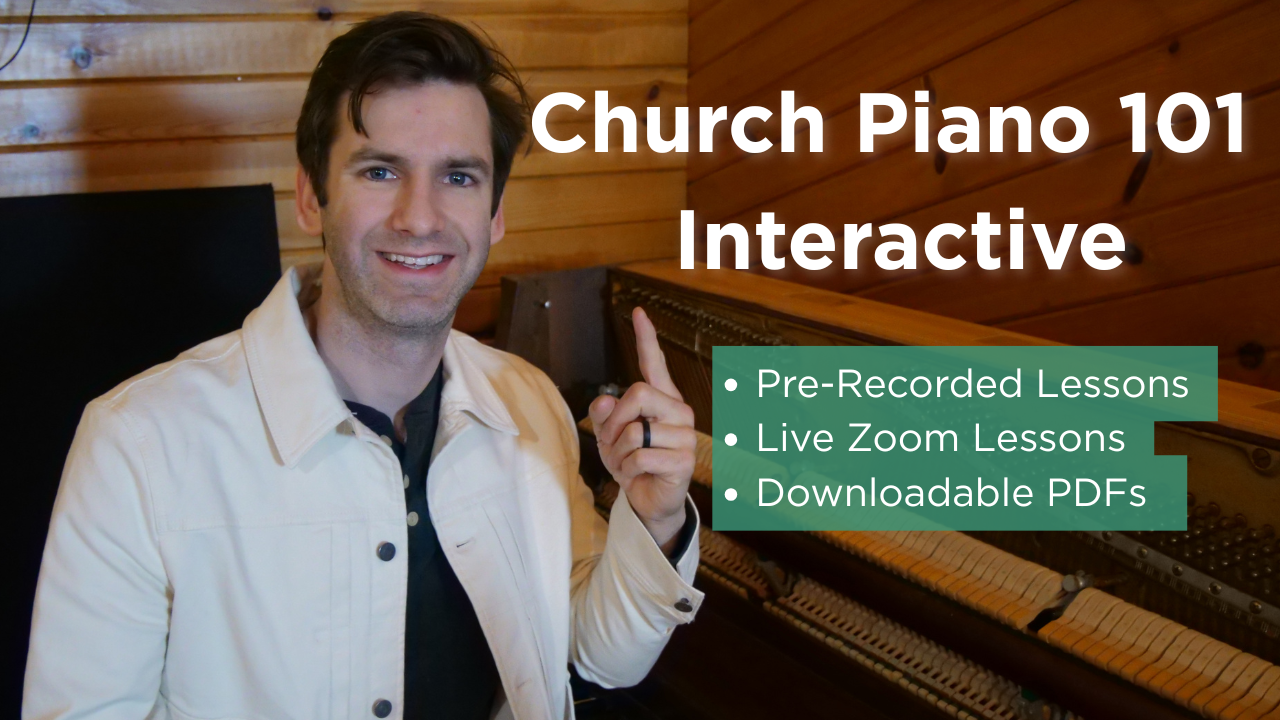 NEW COURSE! Church Piano 101 - Interactive